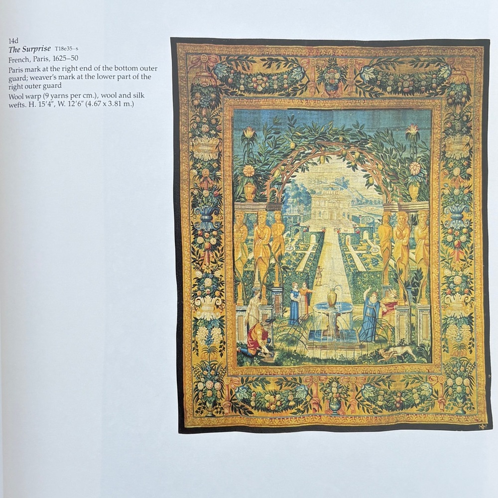 1986 Textiles Isabella Stewart Gardner Museum Boston MA Art Garden Tapestry - Picture 12 of 16